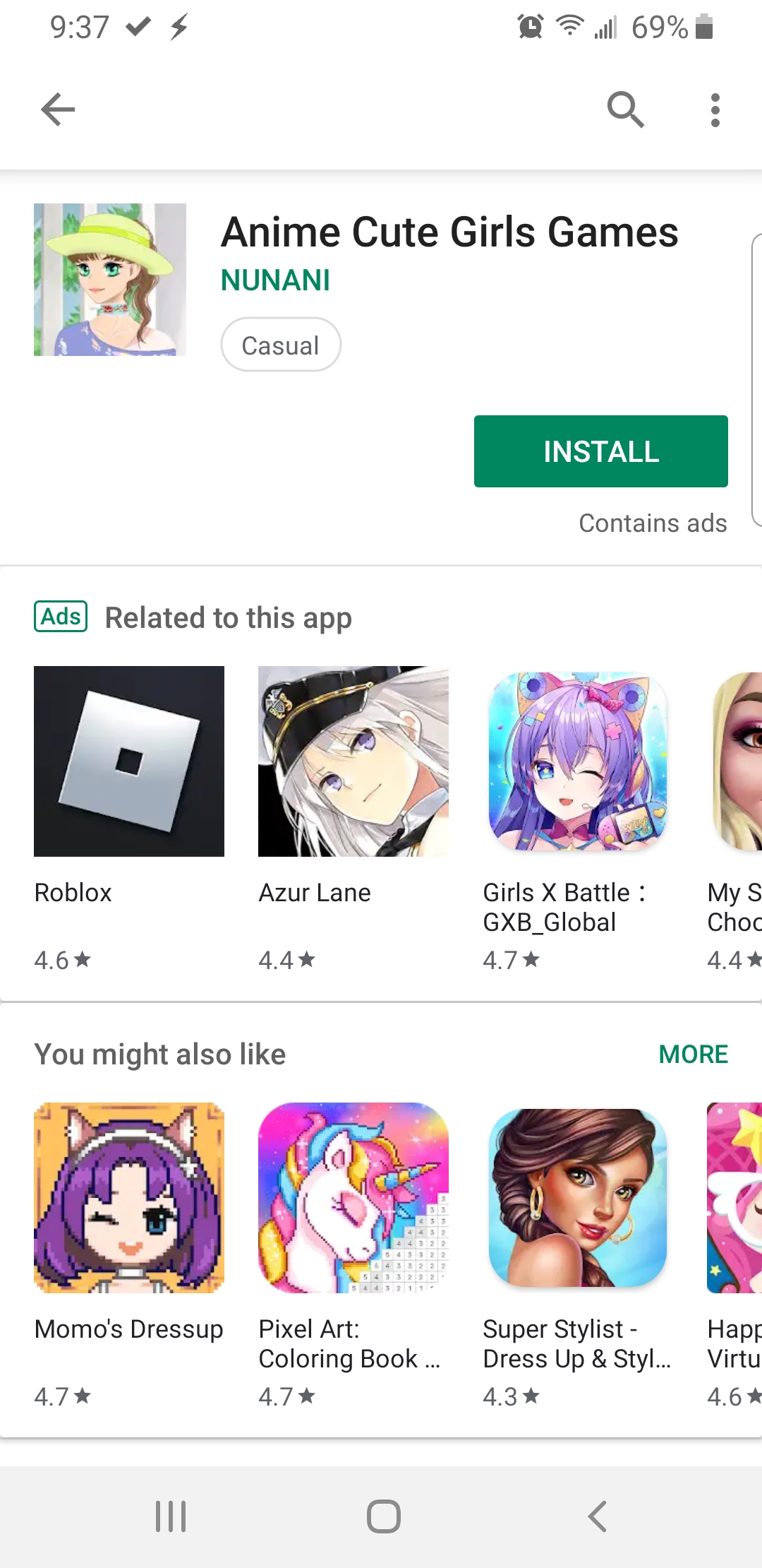 Anime Kawaii Girls Sticker for – Apps no Google Play