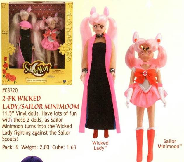 Wicked Lady Sailor Moon 6/" adventure doll vintage Irwin Chibimoon Minimoon