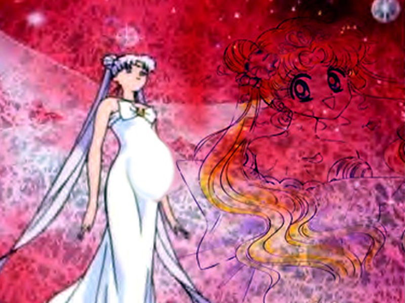 Queen Serenity thinking of her future 