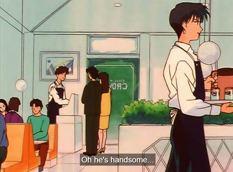 I love how the 90s anime aged up Mamoru a bit just to bully him